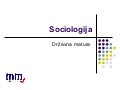 Državna matura iz sociologije
