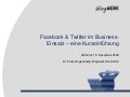 Webinar Twitter Facebook 2009 12 16