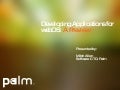 Developing Applications for WebOS