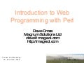 Introduction to Web Programming with Perl