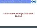 Weblogic installation 11.1.1.6