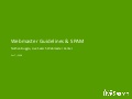 Webmaster Guidelines from all Major Search Engines