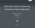 Web QA Gaia/B2G/Firefox OS front-end automation