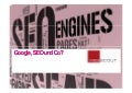 Webscout2011 Google SEO und Co,