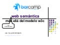 Web Semantica Tana Barcamp2008