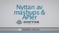 Nyttan av APIer och mashups - Web Service Award