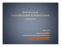 Web Services for Underfunded and Understaffed Libraries