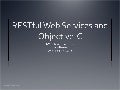 Web Services with Objective-C