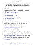 Website Creation Resources