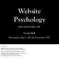 Website Psychology