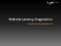 Website Latency Diagnostics