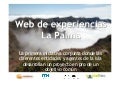 Web de Experiencias lapalma.es