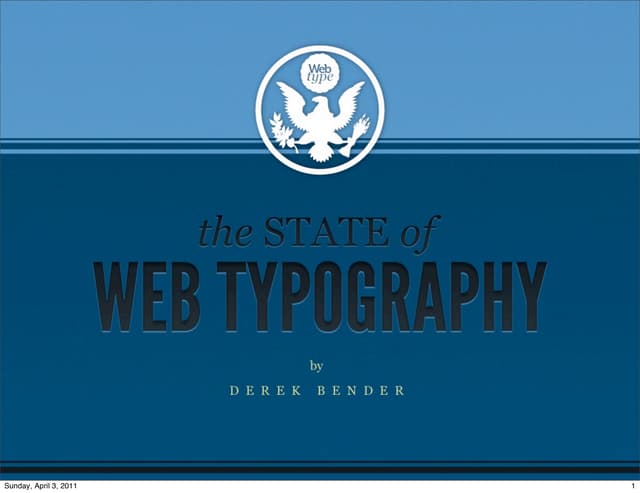 The State of Web Typography
