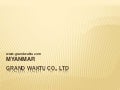We can be your distributors, importers, sales representatives in myanmar (burma)