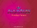 Wedding Planning Presentation - Alankaran Weddings & Events Pvt. Ltd.