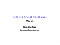 international relation 