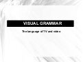 Kingston University Journalism: visual grammar