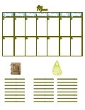 Weekly menu