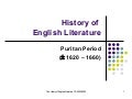 Week Vii (Puritan Period)