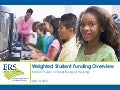 Weighted Student Funding Overview
