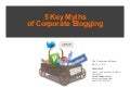 5 Key Myths of Corporate Blogging
