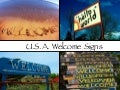 USA Welcome Signs