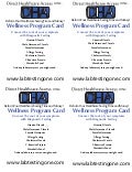 Wellness Promotional Testing Card