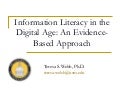 Information Literacy in the Digital Age