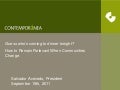 Westaf - ZAPP keynote presentation September 19, 2011