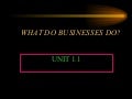 What Do Businesses Do?