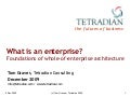 What Is An Enterprise?