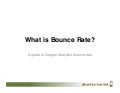 What Is Bounce Rate?