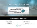 What Motivates A Sales Force