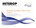 What SOA and Web 2.0 Mean to the Network