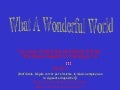 Whata Wonderful World