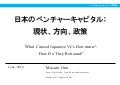 What Caused Japanese VCs Downturn?