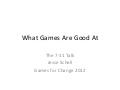What Games Are Good At