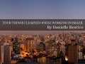 What i learned in brazil