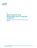 What Impact do Bad Respondents Have on Business Decisions
