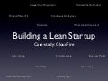 Building a Lean Startup