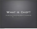 What is chef