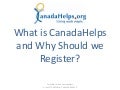 What is CanadaHelps and why should my charity register?