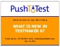 What Is New In TestMaker 6