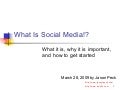 What Is Social Media