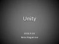 What is unity