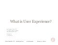 What is User Experience? - Barcamp 4 in Auckland New Zealand