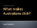 What Makes Australians Click? May 2007