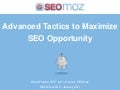 Tactics to Maximize SEO Opportunity