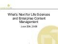 Phase Two: What’s Next for Life Sciences and Enterprise Content Management
