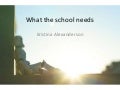 What the shool need? #nordlod
